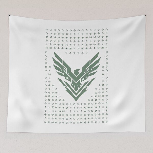 Item preview, Sci-Fi Chevron Crest Pattern - Minimalist Space Opera Art designed and sold by Pollock.