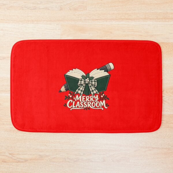 Item preview, Merry Classroom Book and Plaid Bow designed and sold by AMICO77.