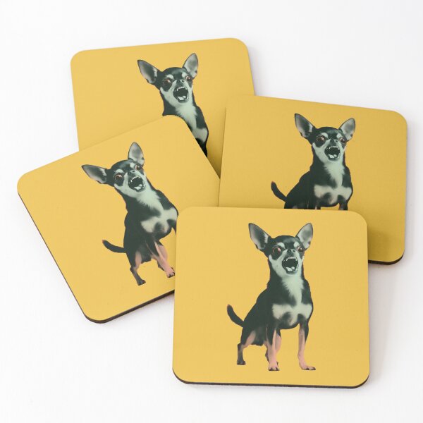 Item preview, Angry Barking Chihuahua Graphic Retro Dog Design designed and sold by peterdesigns.