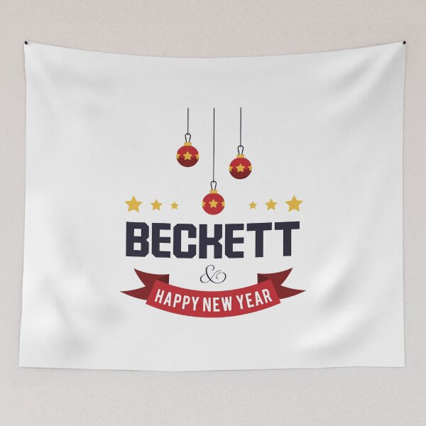 Item preview, Beckett Funny Personalized Christmas Name – Cool Custom Holiday Gift for Men and Boys designed and sold by Oussinc.