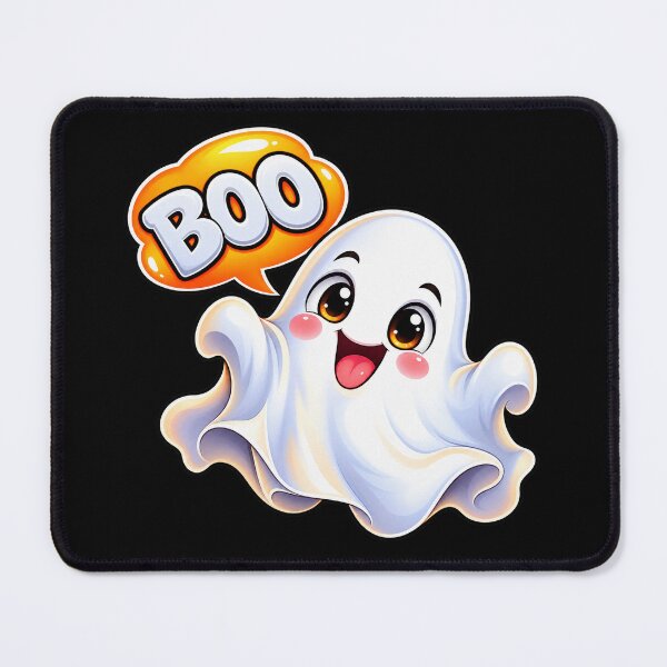 Item preview, Cute Ghost BOO – Funny Kawaii Ghost Sticker designed and sold by marvinins.
