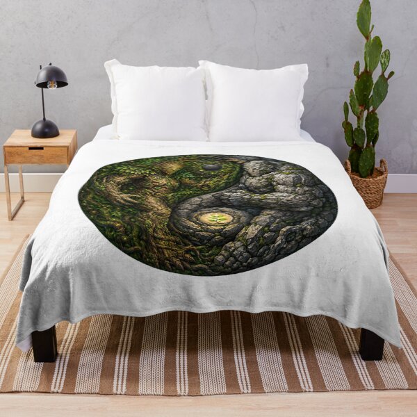 Item preview, Earth Spirit and Stone Golem Yin Yang designed and sold by FyreHorse Designs.