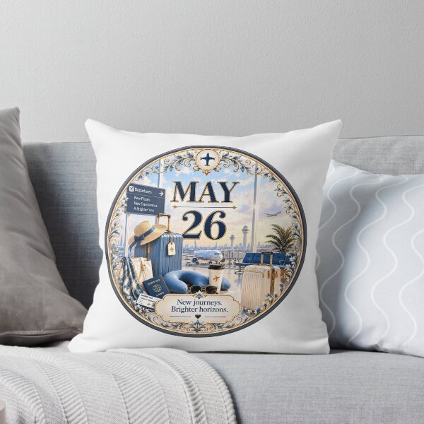 Item preview, May 26 Birthday Travel Design | Airport Adventure Gift designed and sold by LunaMoments.