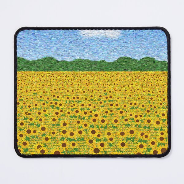 Item preview, Sunflower Field - Impressionist Summer Landscape Painting designed and sold by Decorta.