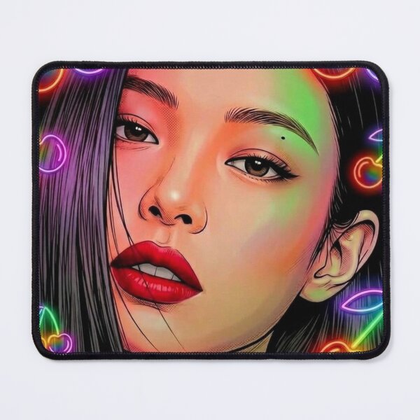 Item preview, BP J Cherry Pride Singer Actress Thai GL LGBTQ+ Cartoon Decor Comic Wall Art Print Poster Shirt Clock Blanket KDrama designed and sold by Mind Space.