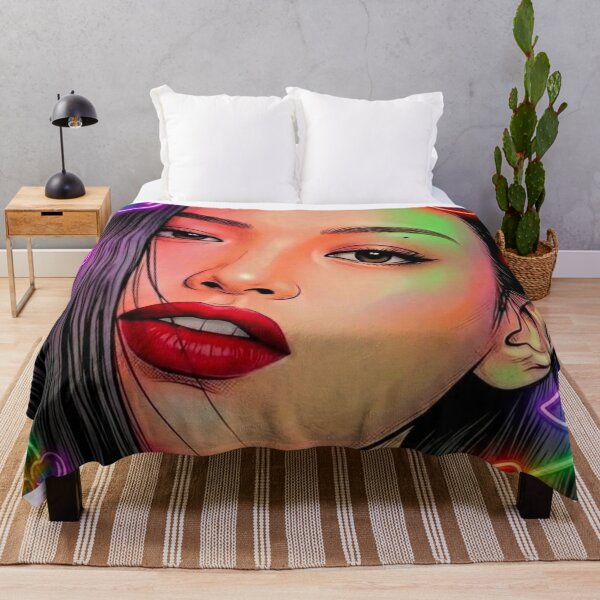 Item preview, BP J Cherry Pride Singer Actress Thai GL LGBTQ+ Cartoon Decor Comic Wall Art Print Poster Shirt Clock Blanket KDrama designed and sold by Mind Space.