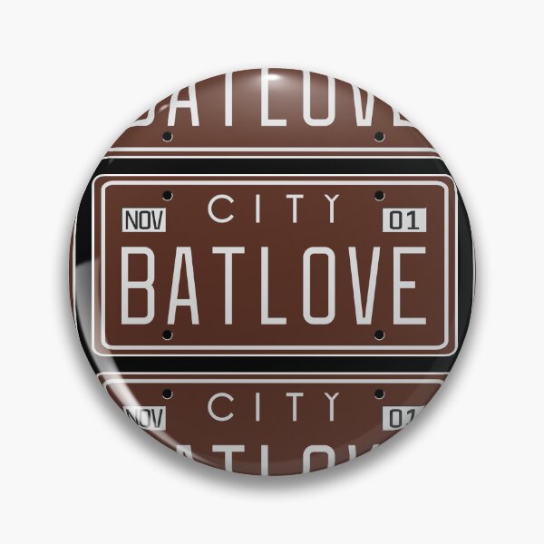 Item preview, Batlove, license plate, Batmanuel, designed and sold by 4gottenlore.