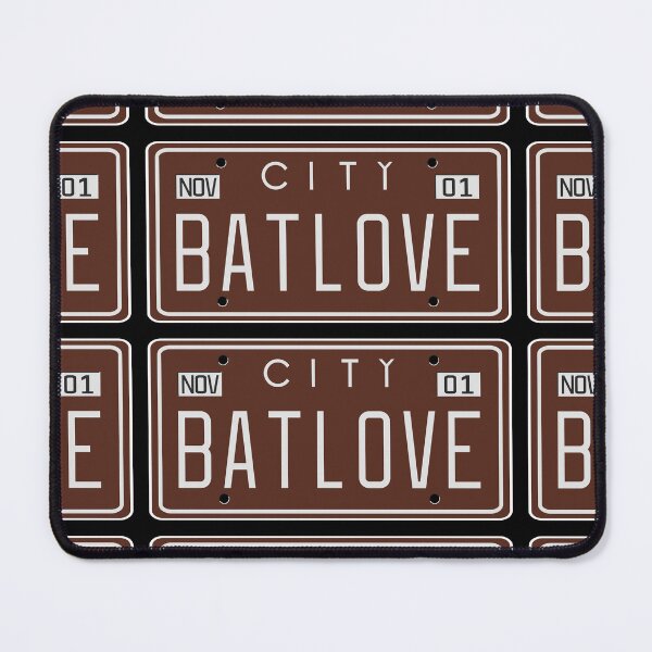 Item preview, Batlove, license plate, Batmanuel, designed and sold by 4gottenlore.