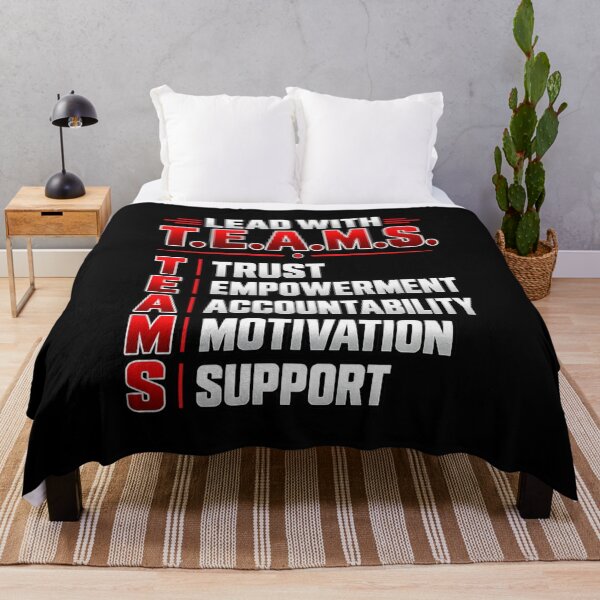 Item preview, Lead With T.E.A.M.S. Leadership Acronym Motivational Design designed and sold by signshirtz.