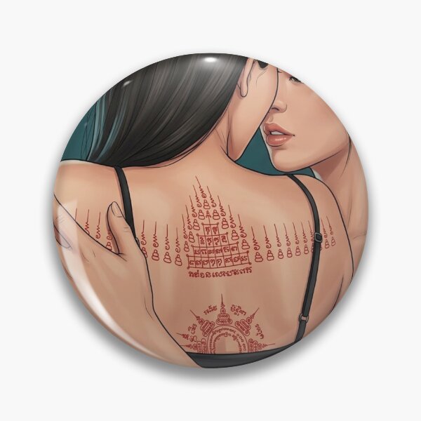 Item preview, BinOon Peem Bulan Meaning Actress Thai GL LGBTQ+ Cartoon Decor Comic Wall Art Print Poster Shirt Clock Blanket KDrama designed and sold by Mind Space.