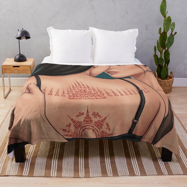 Item preview, BinOon Peem Bulan Meaning Actress Thai GL LGBTQ+ Cartoon Decor Comic Wall Art Print Poster Shirt Clock Blanket KDrama designed and sold by Mind Space.