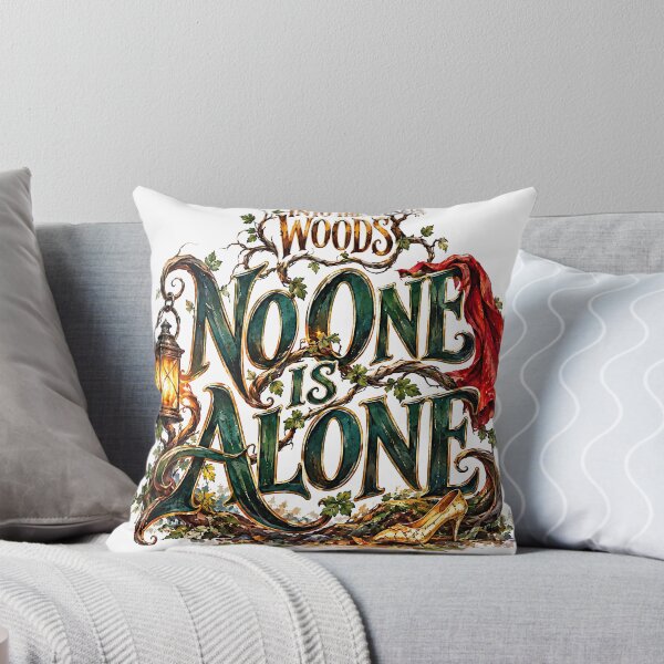 Item preview, Into the Woods - NO ONE IS ALONE designed and sold by Lyric Vault - Rock on.