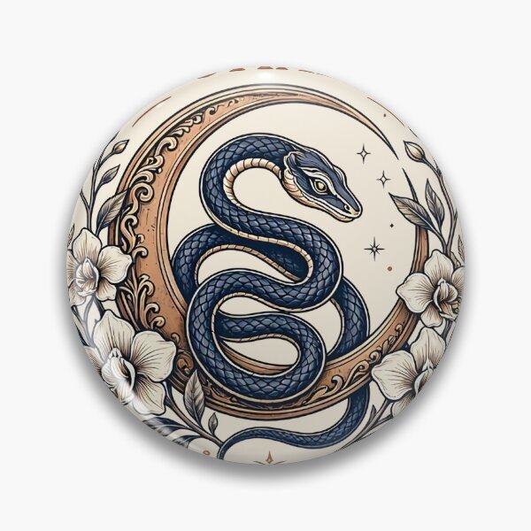 Item preview, Celestial Soul Vintage Botanical Serpent Poster designed and sold by Nadiename.