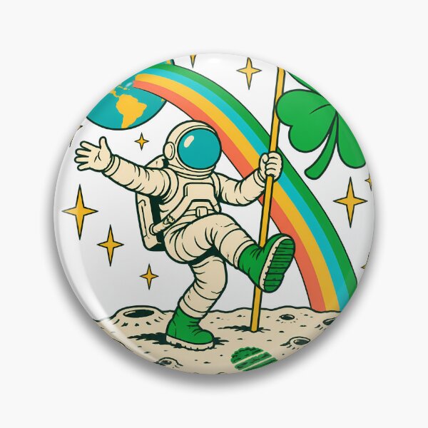 Item preview, One Small Step For Shenanigans Astronaut St. Patrick's Day designed and sold by Apogee Publishing.