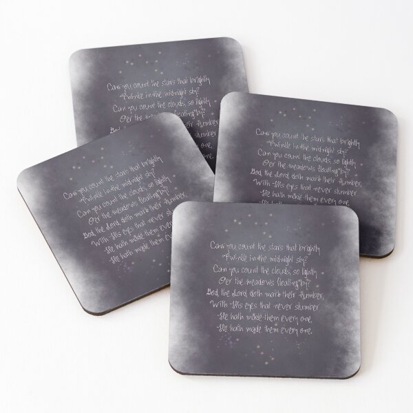 Item preview, Can You Count the Stars Old Hymn Starry Sky  designed and sold by HydrangeaDelMar.