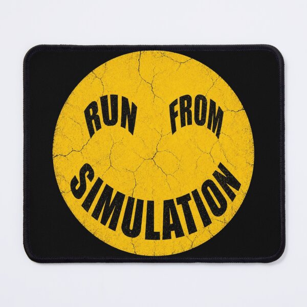 Item preview, Run from simulation. Yellow smiley designed and sold by GRIMDELIGHT.