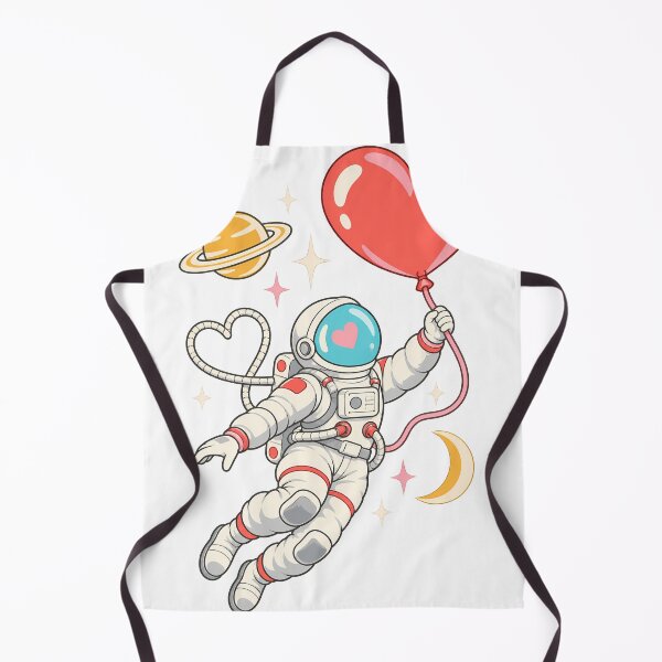 Item preview, Astronaut in Love Heart Balloon Space Valentine's Day designed and sold by Apogee Publishing.