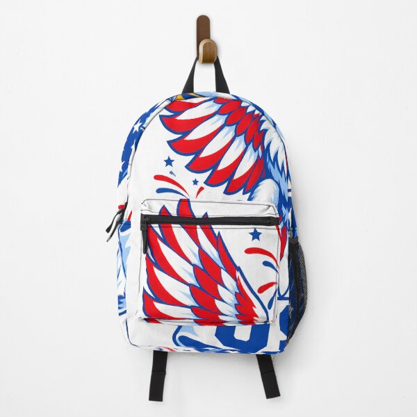 Item preview, Bald Eagle USA 4th of July Patriotic Flag Wings Fireworks designed and sold by Apogee Publishing.