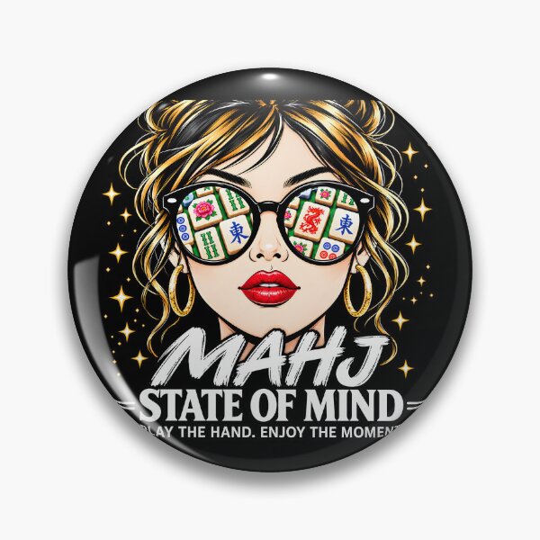 Item preview, Mahj State of Mind – Stylish Mahjong Lover Gift designed and sold by WearVerse440.