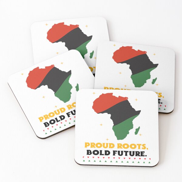 Item preview, Proud Roots, Bold Future Pan-African Map Graphic T-Shirt designed and sold by Da Here Market.
