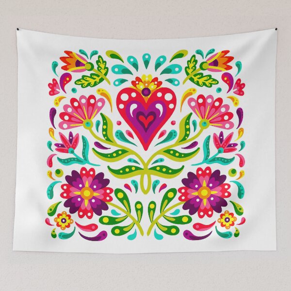 Item preview, Folk Art Flower designed and sold by ViaARTfactory.