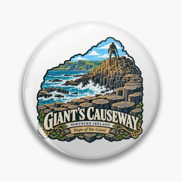 Item preview, Giant's Causeway Northern Ireland Steps Of The Giant Travel Landmark designed and sold by Simsimah26Parks.
