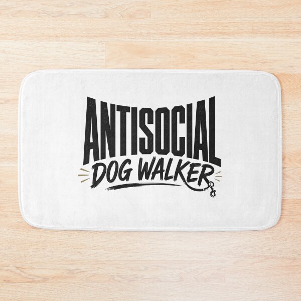 Item preview, Paseador de perros antisocial designed and sold by BestCoolStuff.