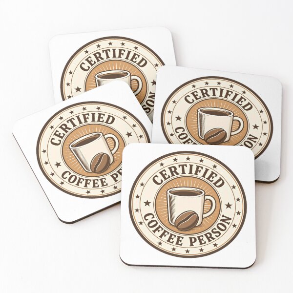 Item preview, Certified Coffee Person Coffee Lover Drinker designed and sold by HumansStuck12.
