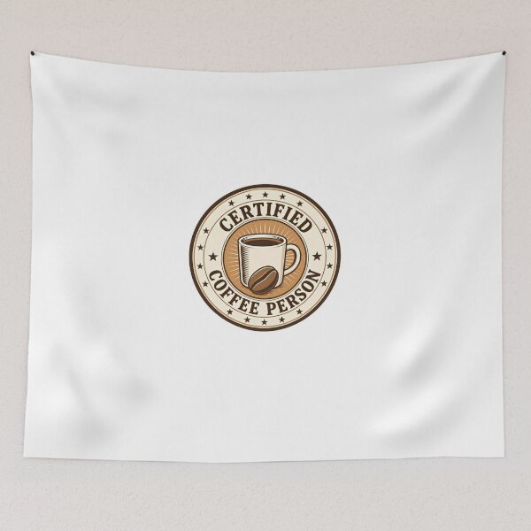 Item preview, Certified Coffee Person Coffee Lover Drinker designed and sold by HumansStuck12.