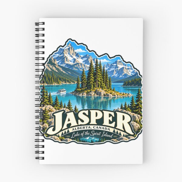 Item preview, Jasper Alberta Canada Lake Of The Spirit Island Canadian Rockies National Park Traveler designed and sold by JonesFlora2025.