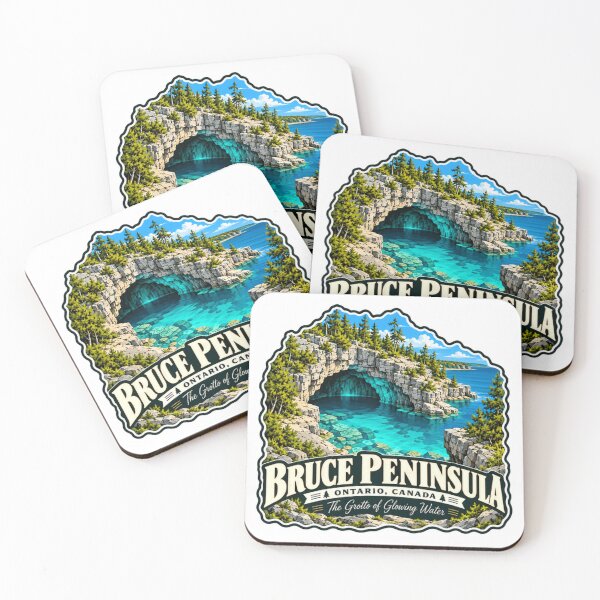 Item preview, Bruce Peninsula Ontario Canada The Grotto Of Glowing Water Travel Destination designed and sold by JonesFlora2025.