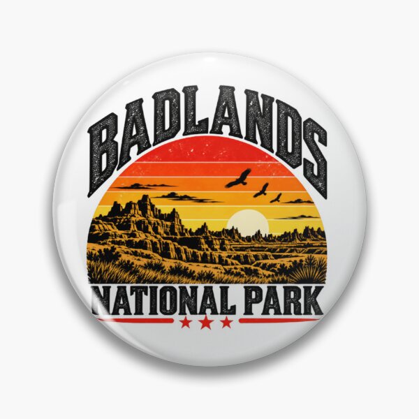 Item preview, Badlands National Park South Dakota Travel Souvenir Hiker designed and sold by Simsimah26Parks.