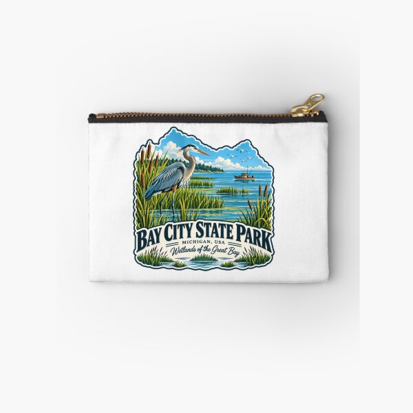 Item preview, Bay City State Park Michigan USA Wetlands Of The Great Bay Nature Travel Souvenir designed and sold by JonesFlora2025.