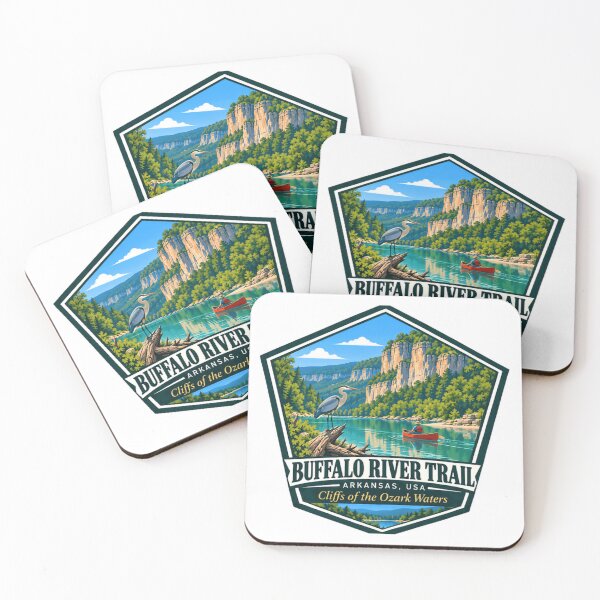 Item preview, Buffalo River Trail Arkansas USA Cliffs Of The Ozark Waters Hiking Paddling Adventure designed and sold by JonesFlora2025.