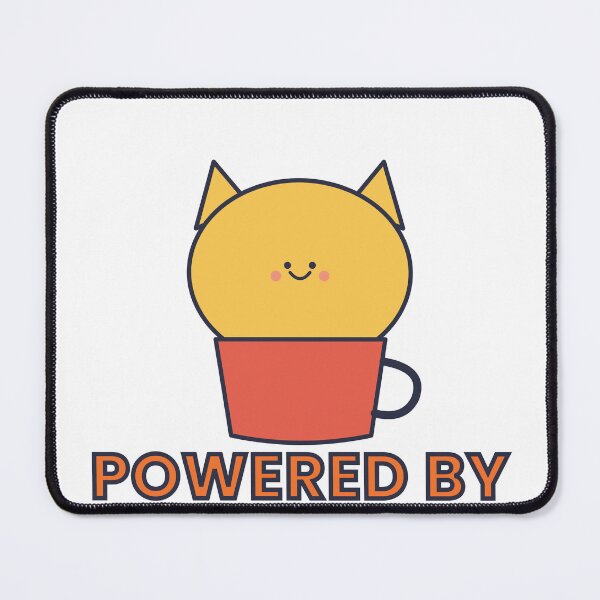 Item preview, Powered By Coffee and Cats designed and sold by kassimis.