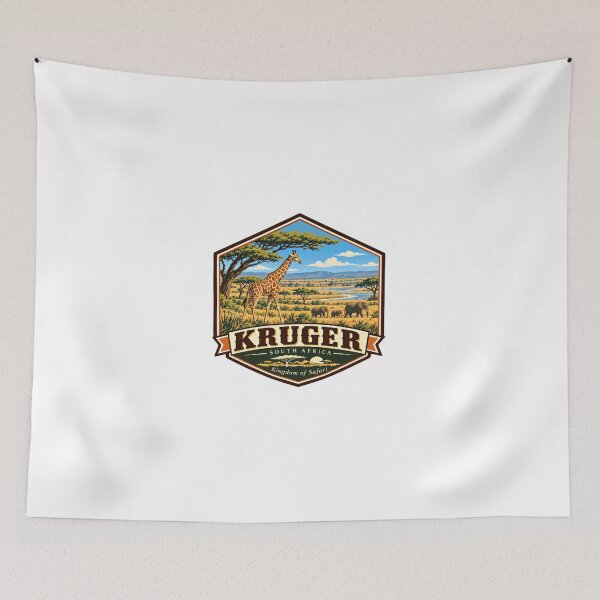 Item preview, Kruger South Africa Kingdom Of Safari African Wildlife Traveler Souvenir designed and sold by JonesFlora2025.