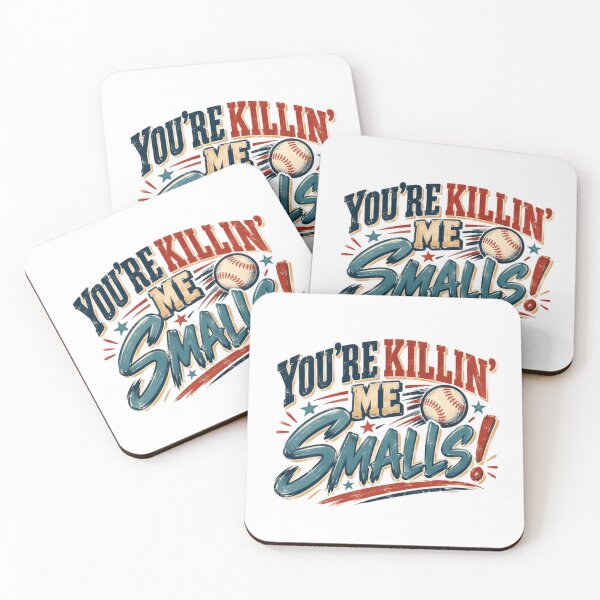 Item preview, You're Killin' Me Smalls! Baseball Movie Quote Fan designed and sold by SkeletonsDanger.