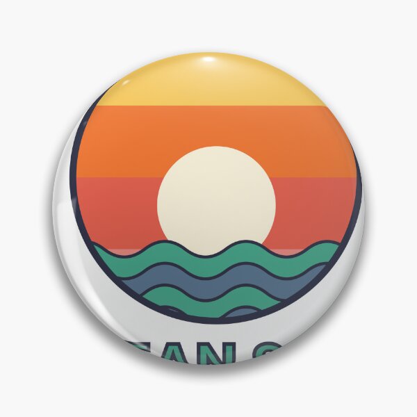 Item preview, Ocean Soul Retro Sunset Waves designed and sold by kassimis.