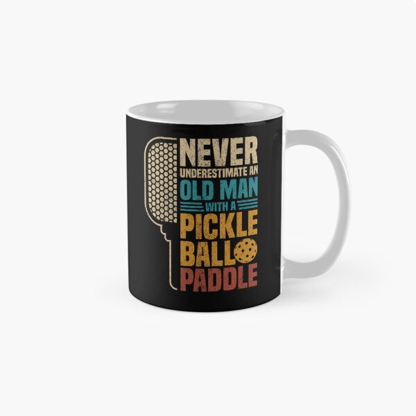 Item preview, Mens Never Underestimate An Old Man With A Pickleball Paddle designed and sold by serialcarachts.