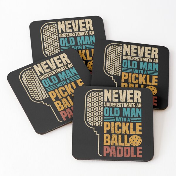 Item preview, Mens Never Underestimate An Old Man With A Pickleball Paddle designed and sold by serialcarachts.