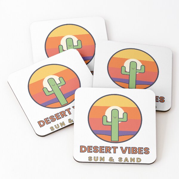 Item preview, Desert Vibes Retro Cactus Sunset designed and sold by kassimis.
