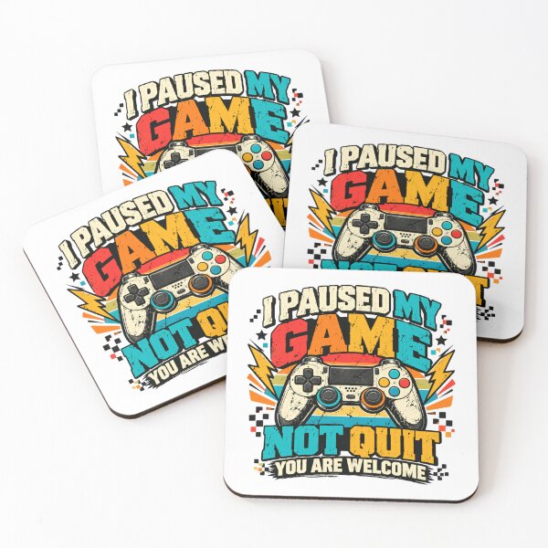 Item preview, I Paused My Game Not Quit You Are Welcome Gamer Gaming Player designed and sold by HumansStuck12.