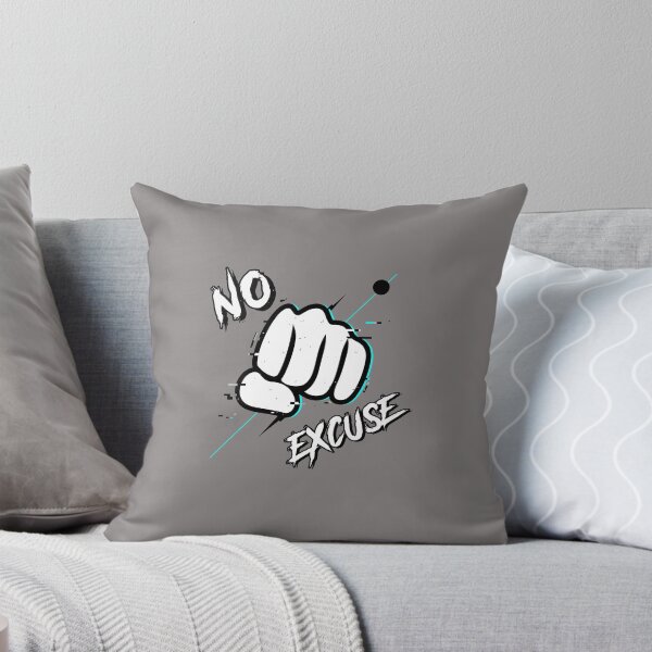 Item preview, NO EXCUSE Fist Motivational Gym Workout Design-80 designed and sold by JonJRhodes.