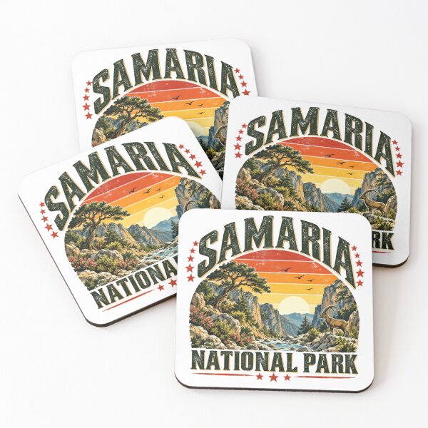 Item preview, Samaria National Park Greece Hiking Travel Souvenir For Nature Lovers designed and sold by Simsimah26Parks.