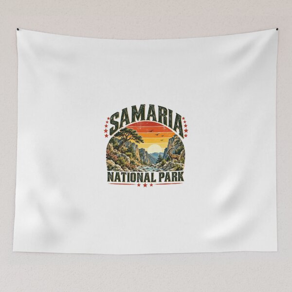 Item preview, Samaria National Park Greece Hiking Travel Souvenir For Nature Lovers designed and sold by Simsimah26Parks.
