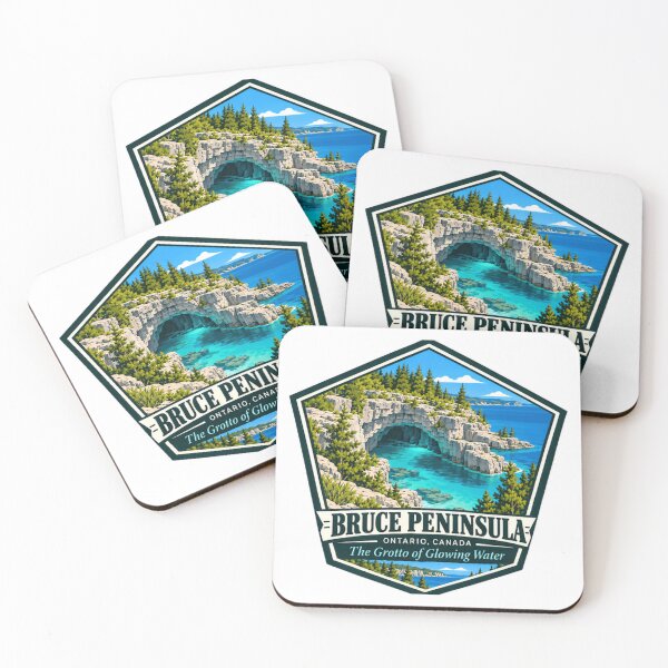 Item preview, Bruce Peninsula Ontario Canada The Grotto Of Glowing Water Travel Souvenir designed and sold by JonesFlora2025.