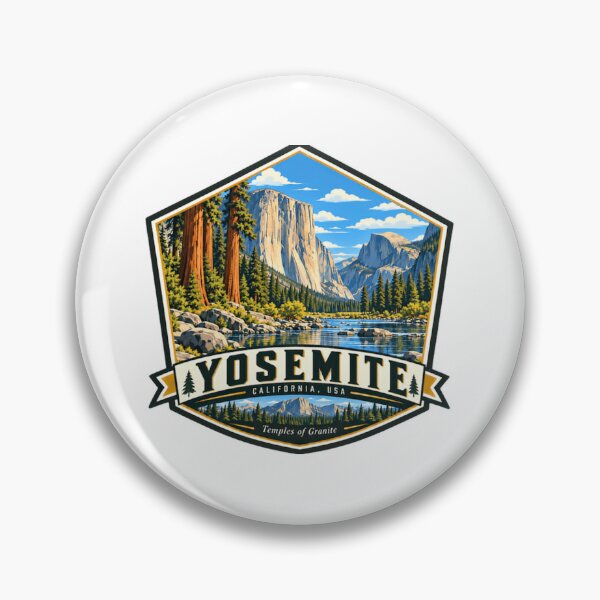 Item preview, Yosemite California USA Temples Of Granite National Park Hiker Explorer designed and sold by JonesFlora2025.