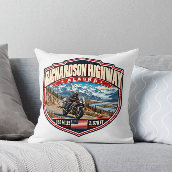 Item preview, Richardson Highway Alaska Motorcycle Road Trip Biker Travel designed and sold by Simsimah26Parks.