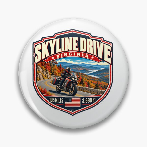 Item preview, Skyline Drive Virginia Motorcycle Touring Scenic Road Trip designed and sold by Simsimah26Parks.
