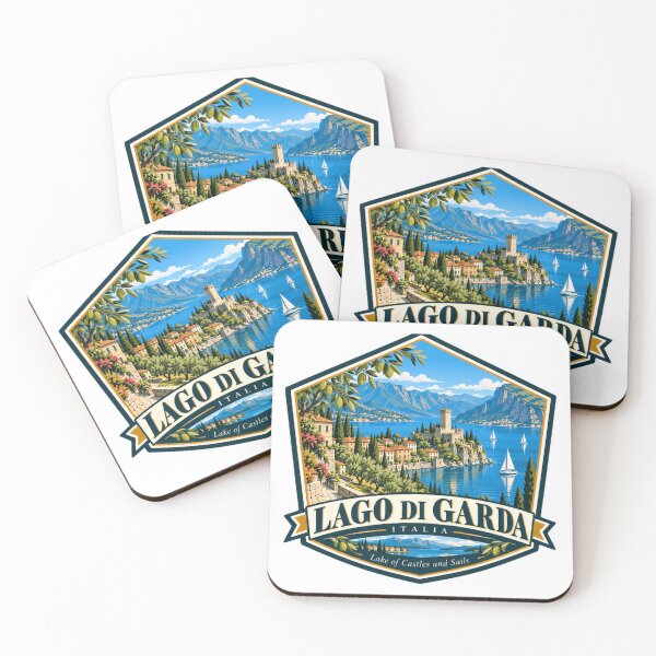 Item preview, Lago Di Garda Italia Travel Vacation Souvenir Lake Of Castles And Sails designed and sold by JonesFlora2025.